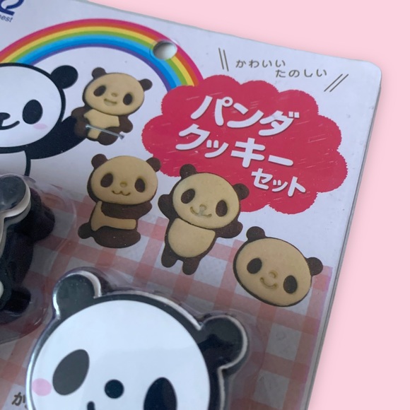 Panda Cookie Cutters Stencils Set of 4 (12 pcs.) - Baking Cooking Home Kitchen - Picture 2 of 8